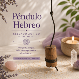 Sellado áurico con Péndulo Hebreo (a distancia)