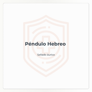 Sellado áurico con péndulo hebreo a distancia